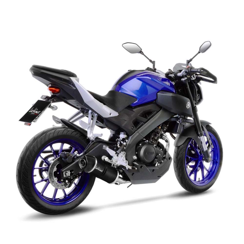 Sistema completo LeoVince LV One Evo per Yamaha MT-125 /YZF-R 125, carbonio, omologazione E