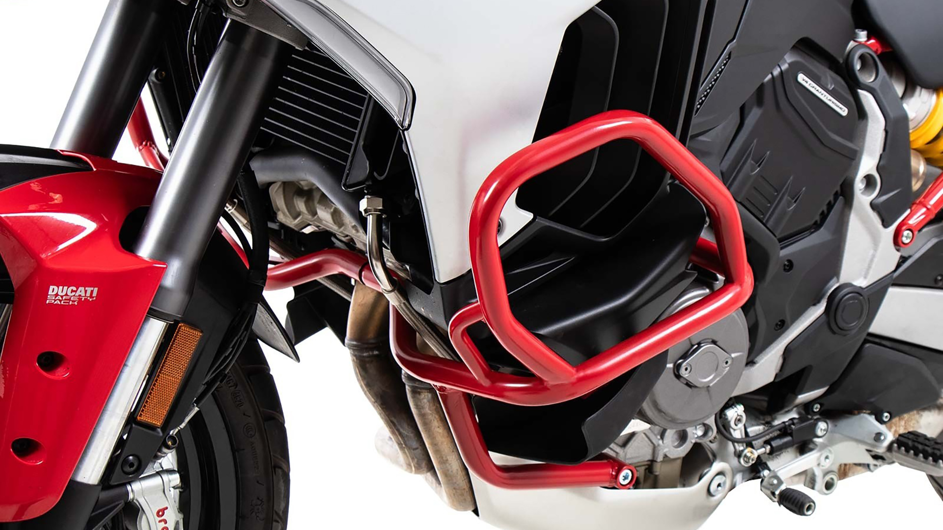 Para motore rosso per Ducati Multistrada V4/S/S Sport/Pikes Peak (21-24) /Rally (23-24)