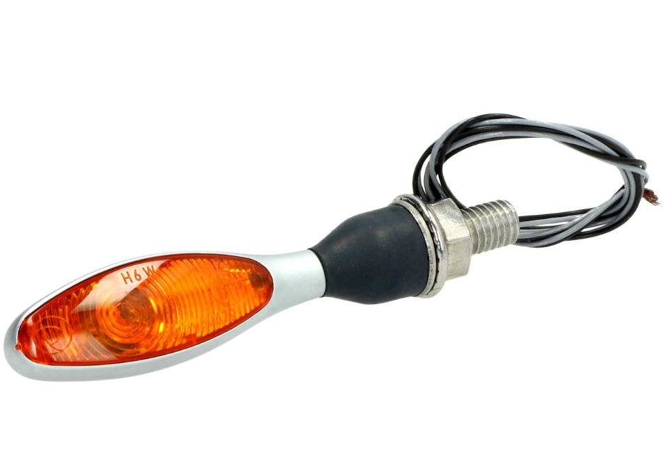Indicatore Kellermann, Micro 1000 alogeno, acciaio, alogeno, HR/HL, 12 V, 6 W, cromo opaco, M8x20