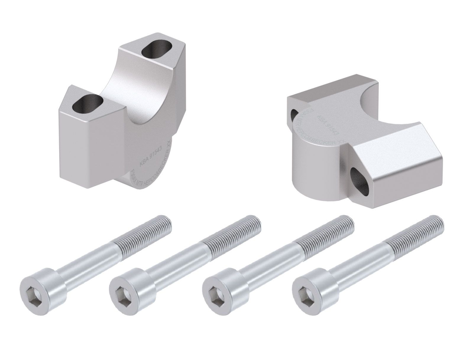 Riser manubrio H=30 mm per Honda X-ADV 750 (25-) Hepco & Becker