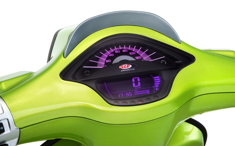 Contagiri/tachimetro per Vespa Primavera/​Sprint 50-150ccm 2T/​4T AC, nero