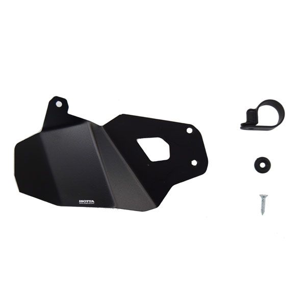 Protezione termica per BMW R 1200 GS LC /Rallye (17-18), R 1250 GS, alluminio, nero