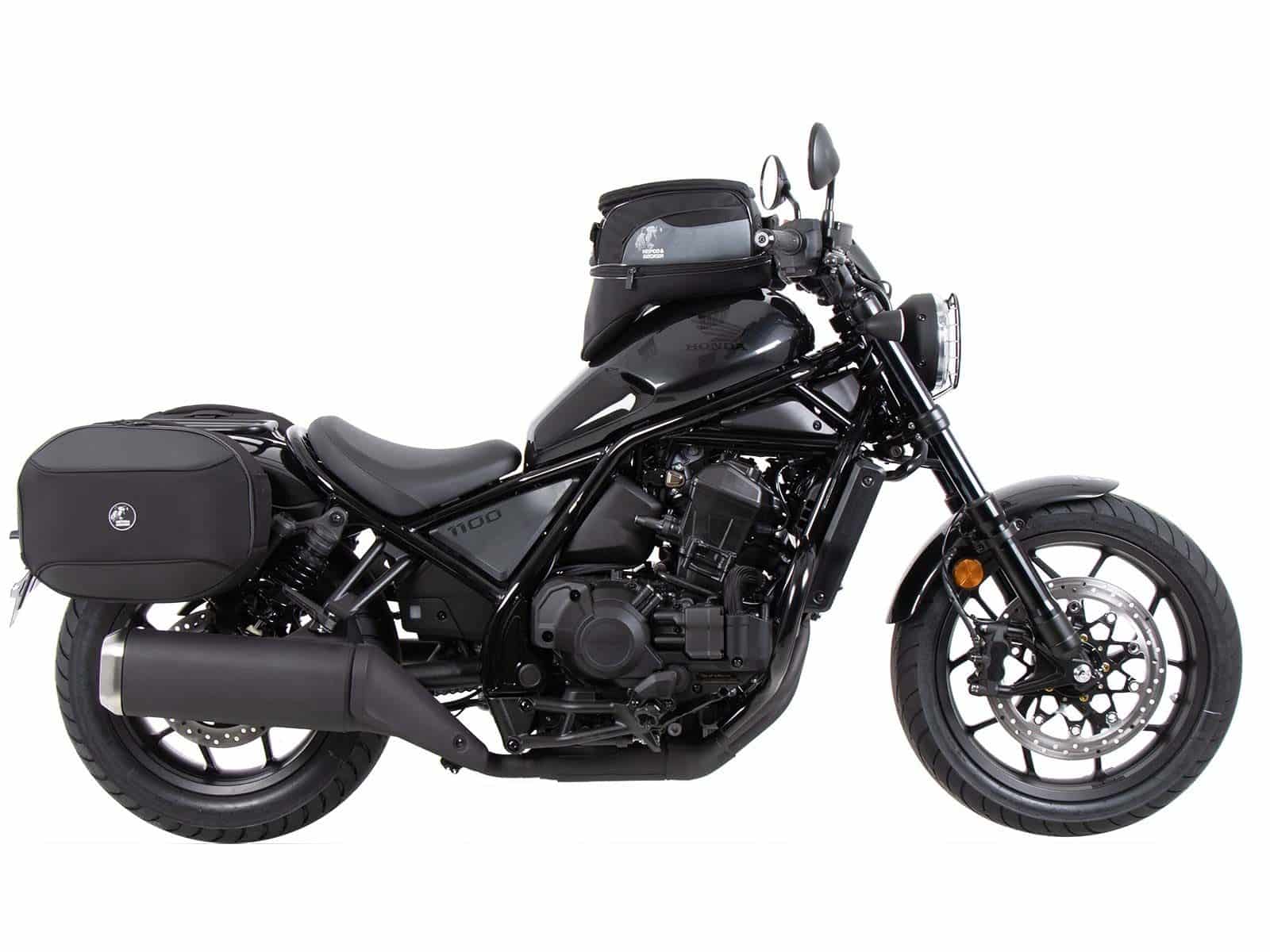 Portapacchi laterale C-Bow nero per Honda CMX 1100 Rebel /DCT (21-24) Hepco & Becker