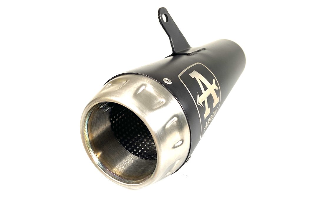 Scarico ARROW PRO-RACING in acciaio inox nero per Honda CB500F anno di modello 2016-