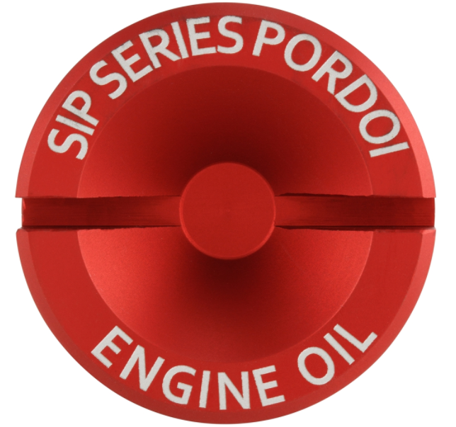 Vite riempimento olio olio motore per Vespa Primavera/​Sprint 125-150ccm i.e. 3V 4T AC, rosso