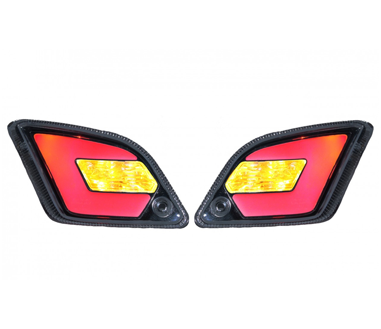 Set di indicatori di direzione posteriori a LED, colorati per Vespa GT, GTL, GTV, GTS 125-300 (2014-2018)