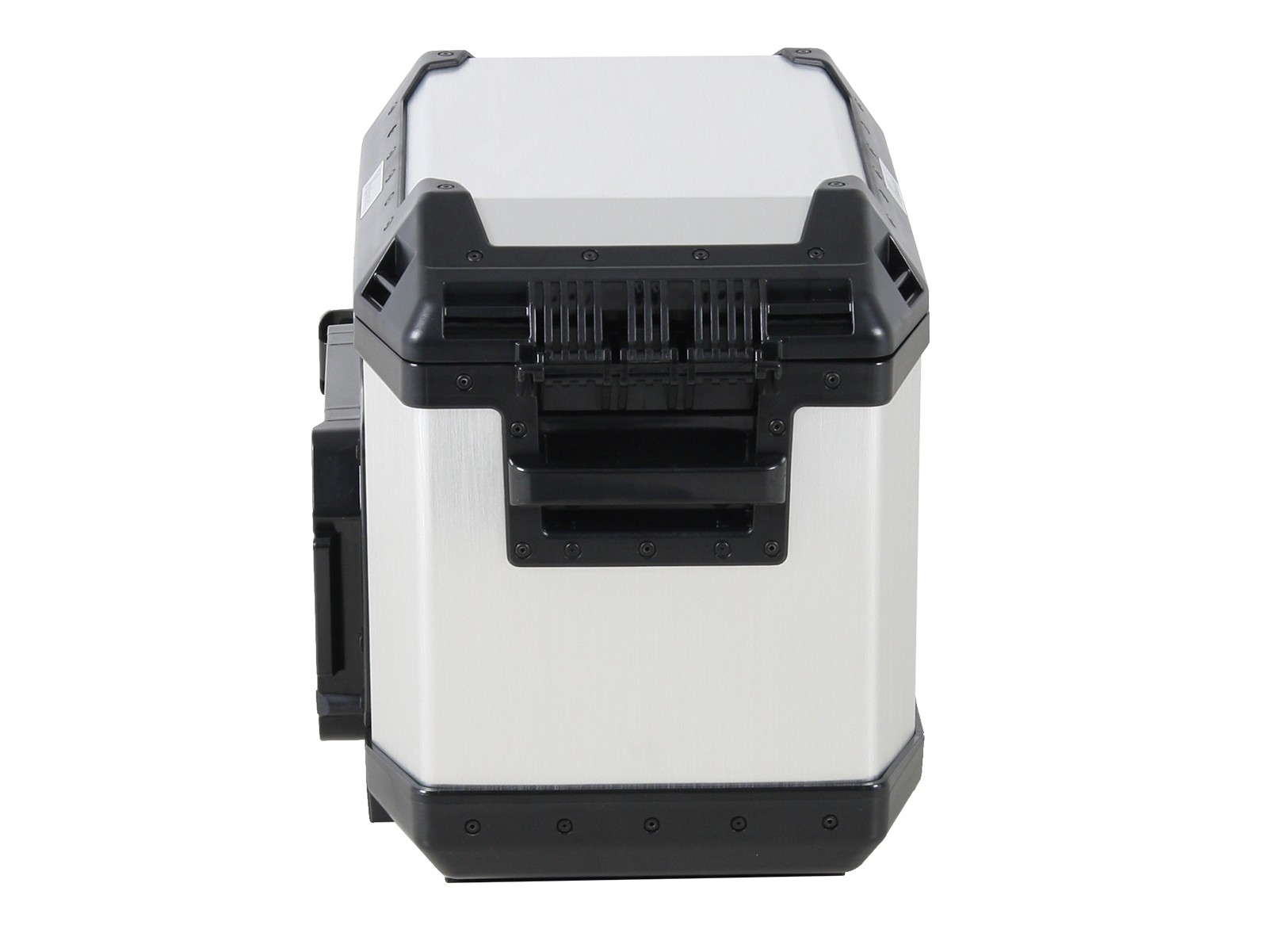 Valigia laterale Alu Xplorer 40 argento Hepco & Becker