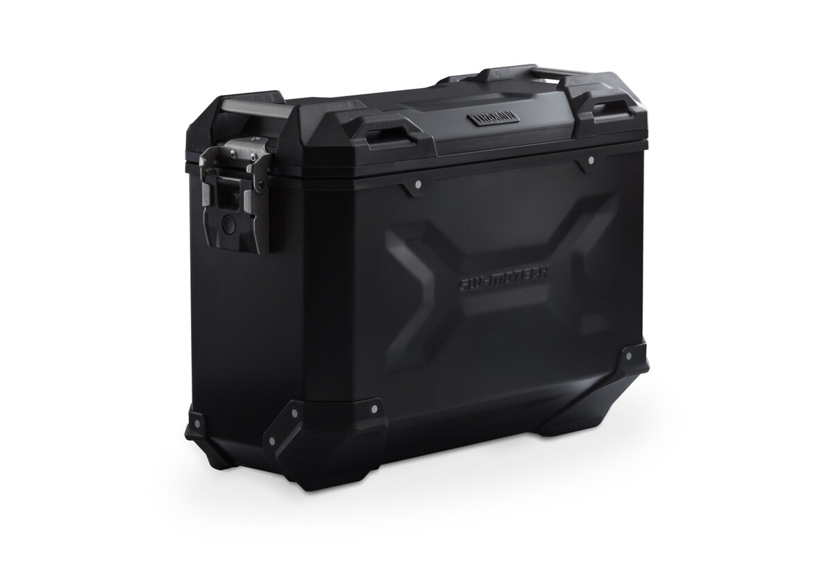 SW-Motech TRAX ADV M valigia in alluminio 37L nero sinistra