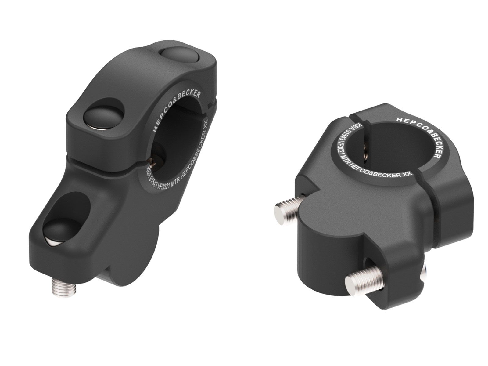 Riser manubrio H=30 mm con offset posteriore di 21 mm per Aprilia RSV Mille/Tuono (06-08)