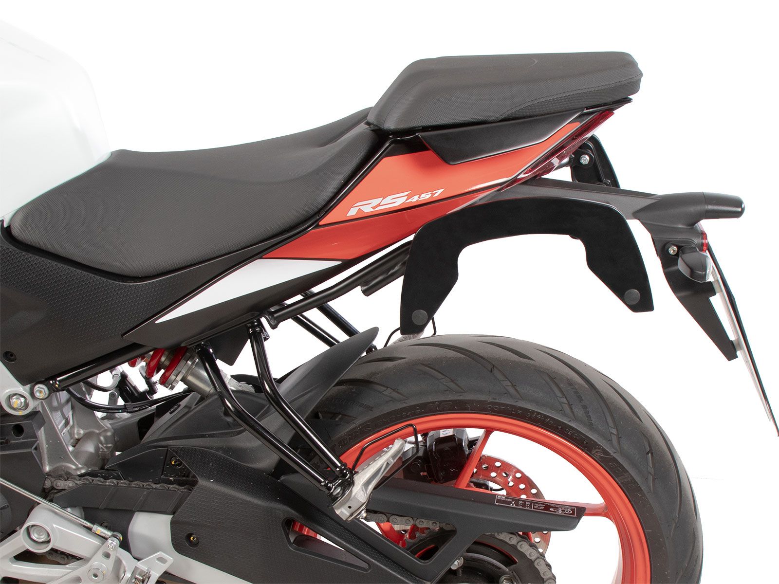 Portapacchi laterale C-Bow nero per Aprilia RS 457 (24-) Hepco & Becker