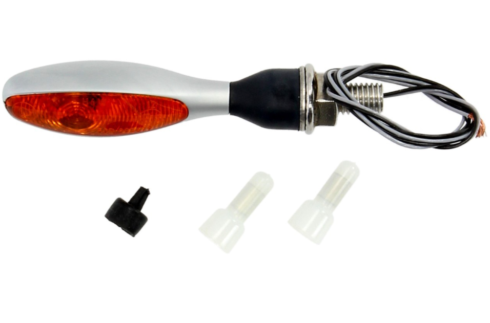Indicatore Kellermann, Micro 1000 alogeno, acciaio, alogeno, HR/HL, 12 V, 6 W, cromo opaco, M8x20