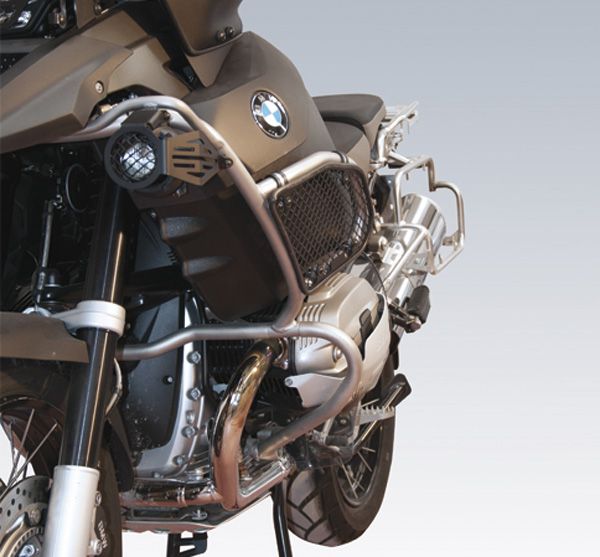 Protezione serbatoio per BMW R 1200 GS Adventure, acciaio, nero