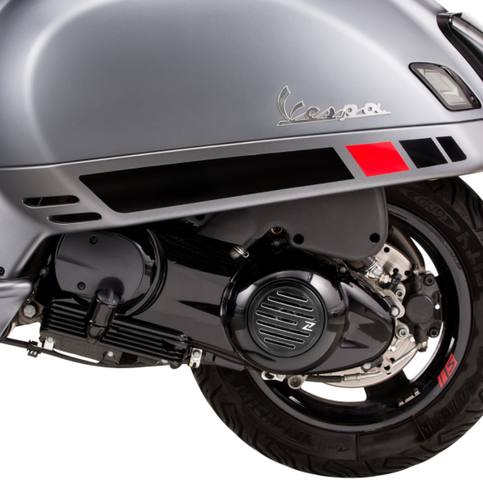 Coppa olio per Vespa GTS/GTS Super/GTV/GT 60 250-300cc 4T LC, nero lucido