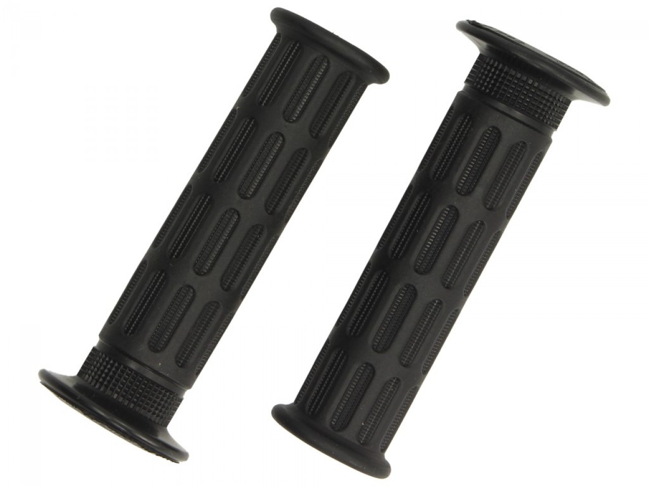 set di impugnature in gomma ariete aperte, lunghezza: 125 mm, nero, Super Soft