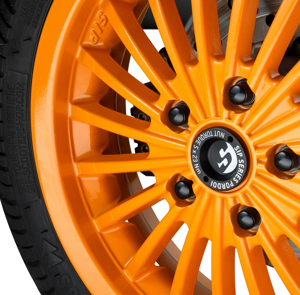 Tappo parapolvere 13" cerchio anteriore per Vespa GTS/​GTS Super/​GTV/​GT 125-300ccm, nero