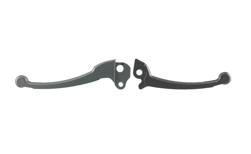 Set di leve sportive frizione/freno per Vespa PX 125 -150cc, HBZ Hengtong, destra/sinistra, grigio opaco