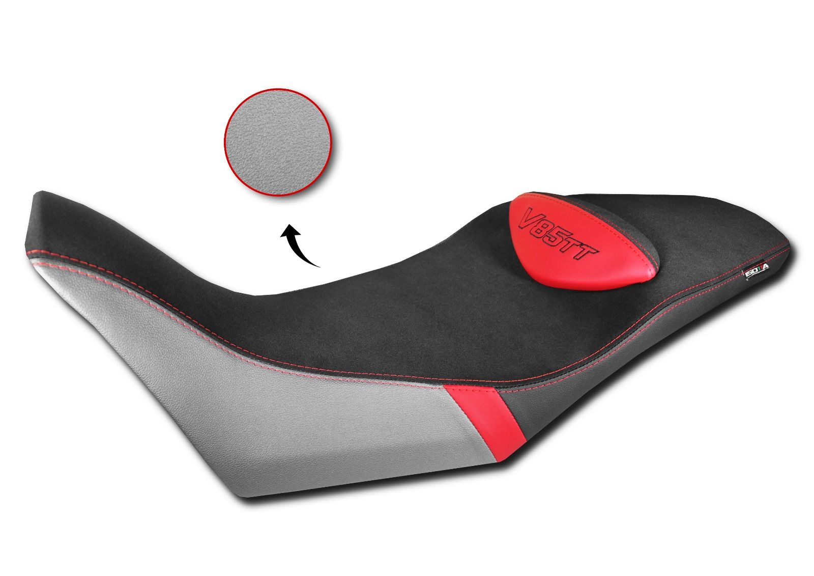Coprisella comfort in fibra 3D per Moto Guzzi V 85 TT (19-23)