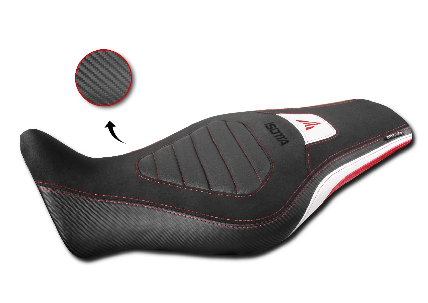 Coprisella "Comfort" rosso per Yamaha MT-09 (21-23)