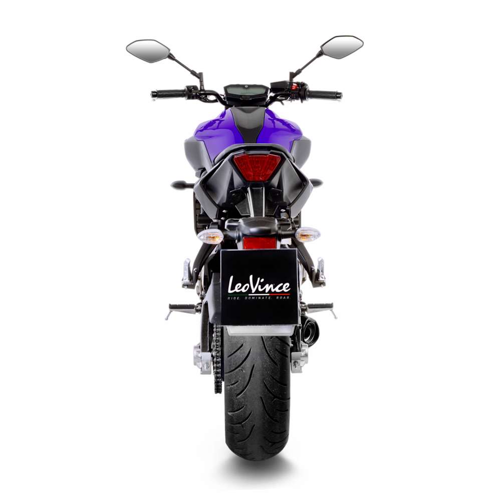 LeoVince sistema completo LV One Evo per Yamaha MT-07 /Tracer 700 /XSR 700, carbonio, omologazione E