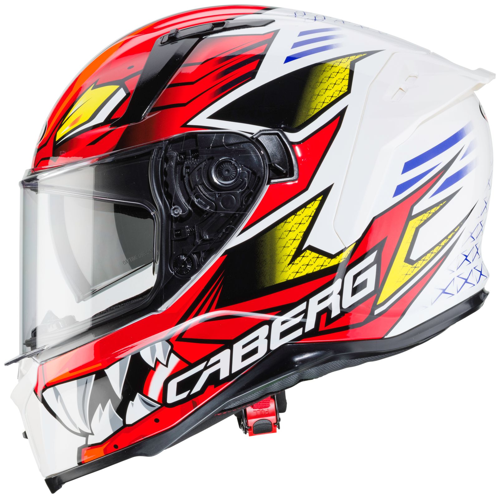 Caberg Casco Avalon Giga, bianco/rosso-giallo