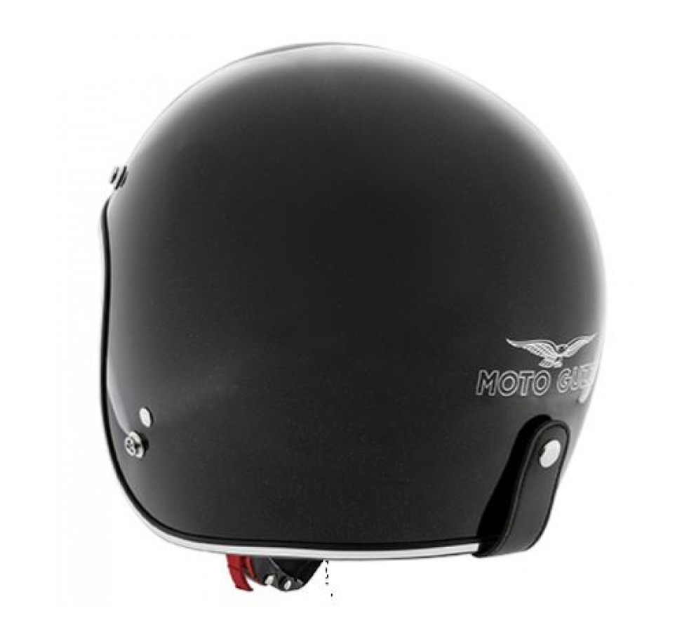 Moto Guzzi Jet Casco Metalflank Casco nero