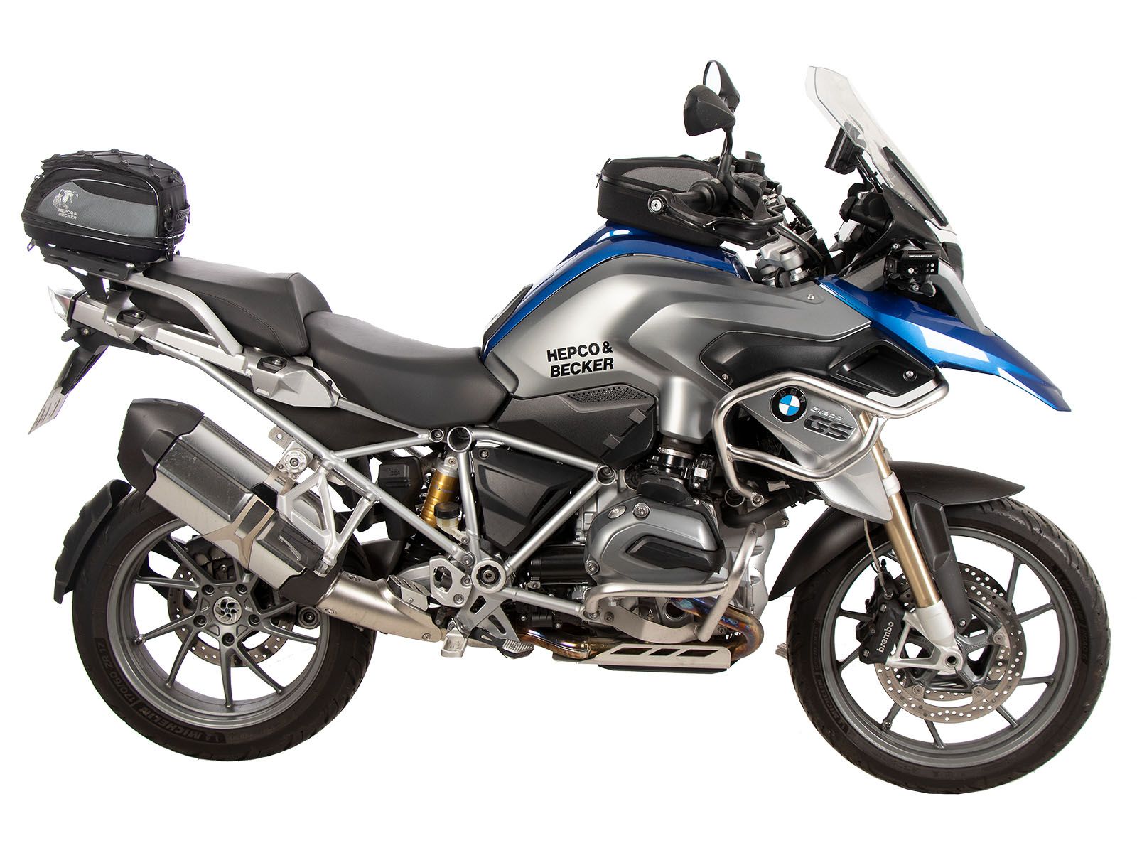 Set di borse posteriori Minirack Street per BMW R 1200 GS LC (13-18) Hepco & Becker