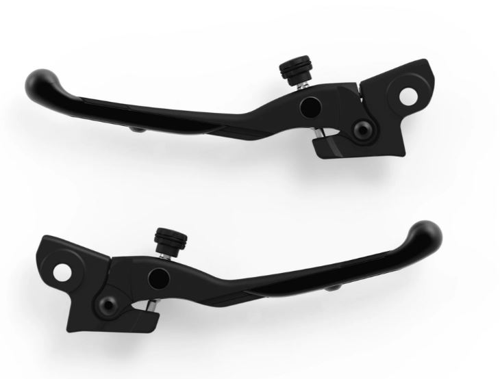 Set di leve sportive RIZOMA per Vespa GTS/GTS Super 125-300cc (`23-), nero