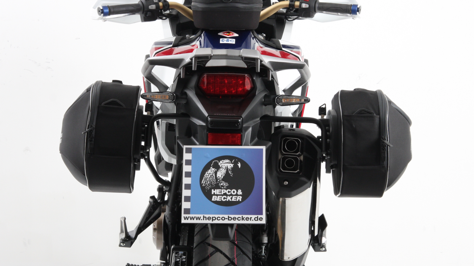 Portapacchi laterale C-Bow nero per Honda CRF 1000 Africa Twin (16-17) Hepco & Becker