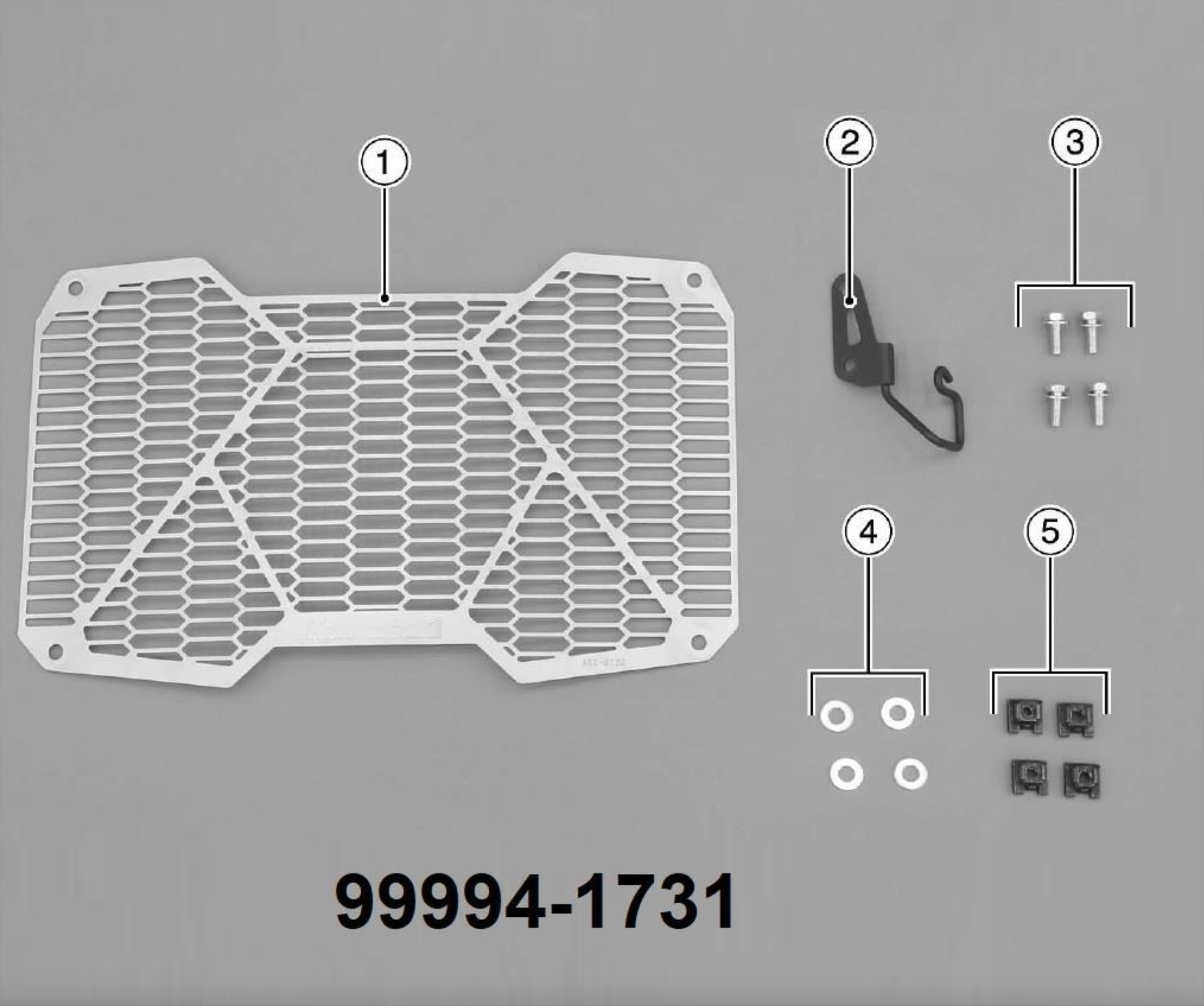 Copertura radiatore per Kawasaki Z 650 RS 2022- originale