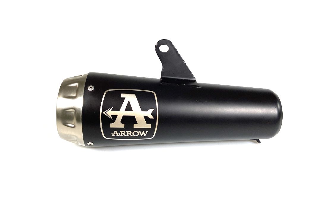 Scarico ARROW PRO-RACING in acciaio inox nero per Honda CB500F anno di modello 2016-