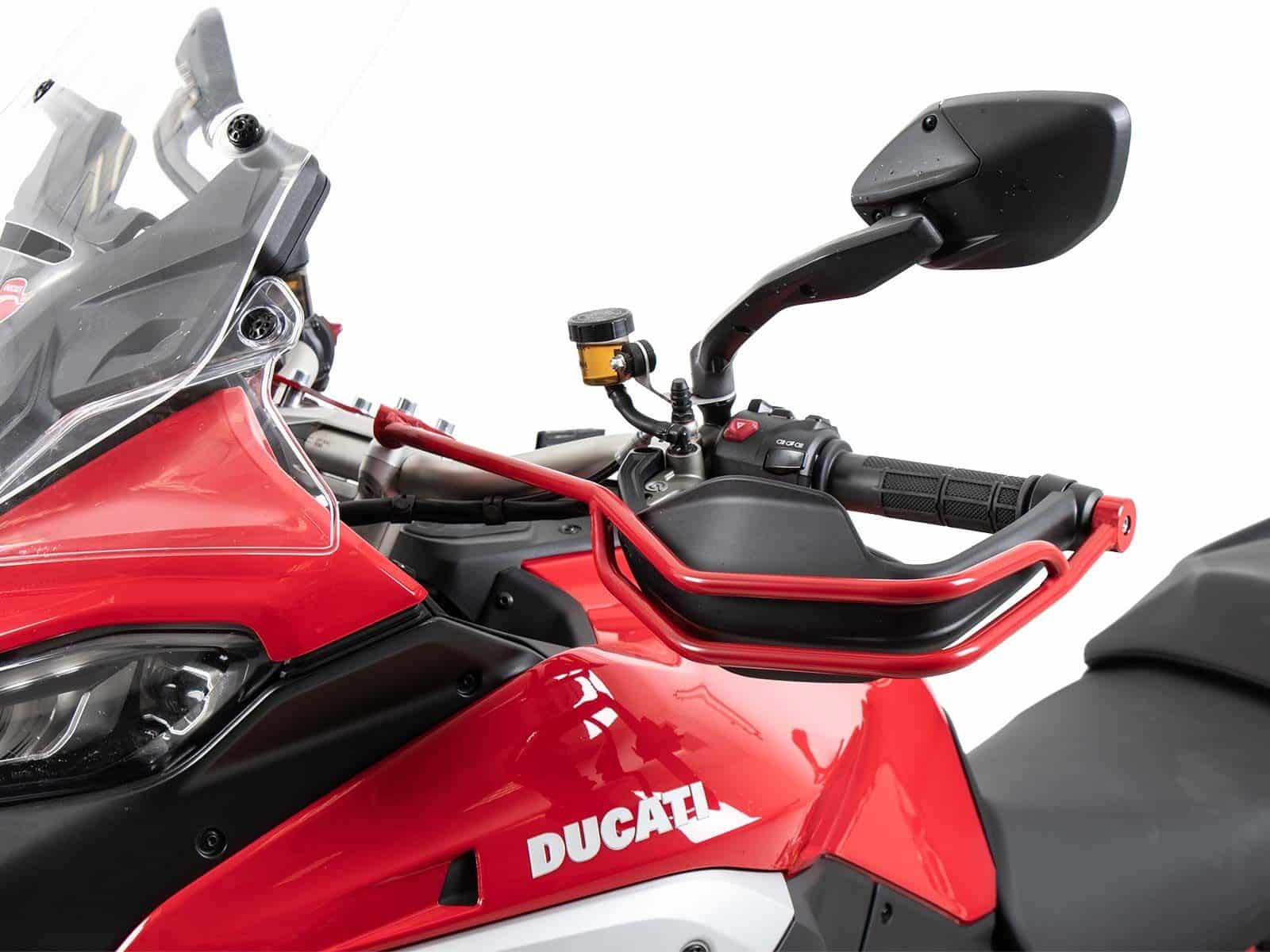 Set di protezioni rosse per Ducati Multistrada V4/S/S Sport/Pikes Peak (21-24) /Rally (23-24)