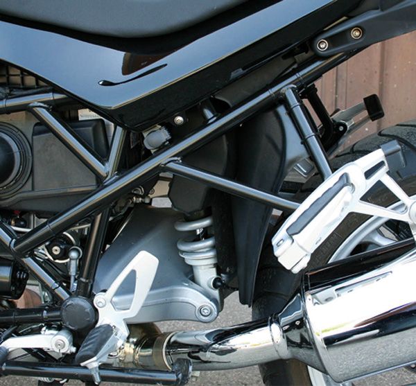 Paraspruzzi posteriore per BMW R 1200 R (06-10), plastica, nero