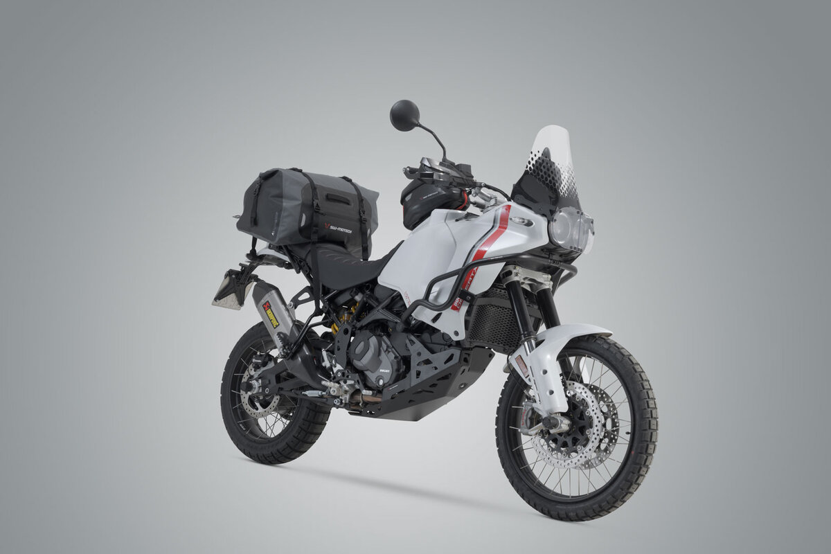 Borsa posteriore Drybag 350 per Aprilia RSV 4 Tuono 1100, nero/grigio - SW Motech