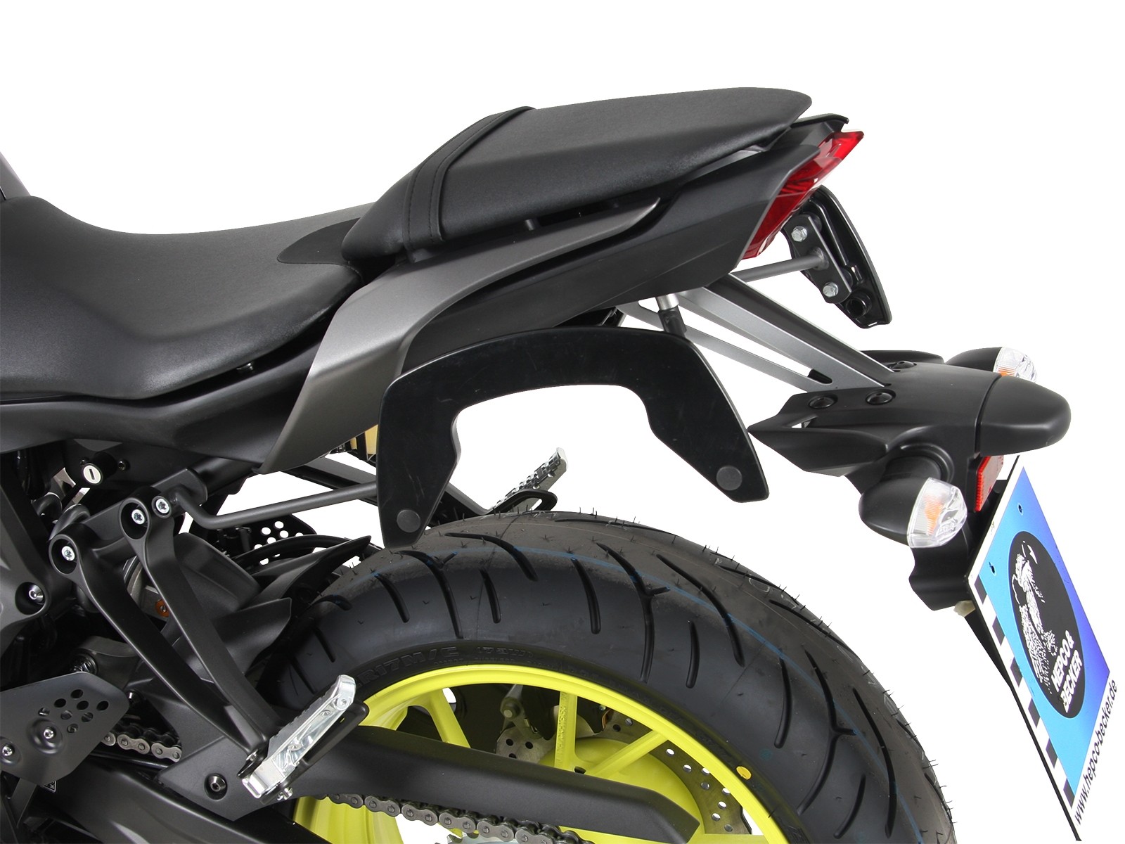 Portapacchi laterale C-Bow antracite per Yamaha MT-07 (Bj.18-) Hepco & Becker