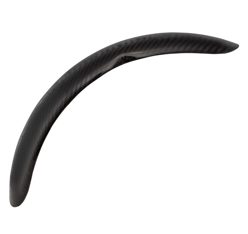 Parafango Garelli Race EVO II senza staffa universale, per Vespa PX 80-200ccm, carbonio trasparente