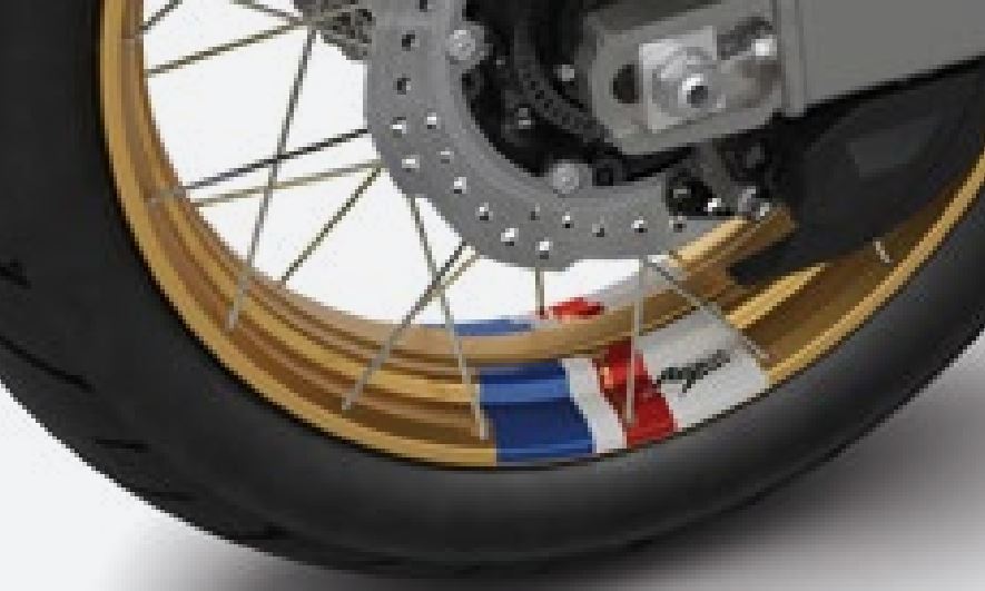 Adesivo bordo cerchio "Tricolore" per Honda CRF 1100 Africa Twin / Adventure Sports (24-) Originale