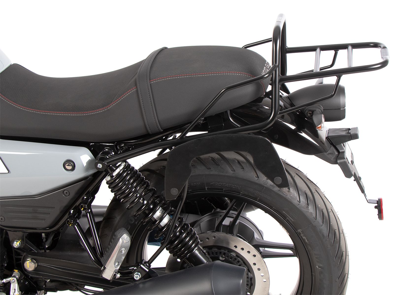 Portapacchi tubolare nero per Moto Guzzi V7 850 Sport (25-) Hepco & Becker