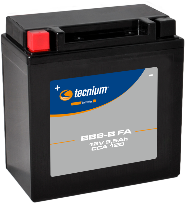 Batteria Tecnium senza manutenzione attivata in fabbrica - BB9-B