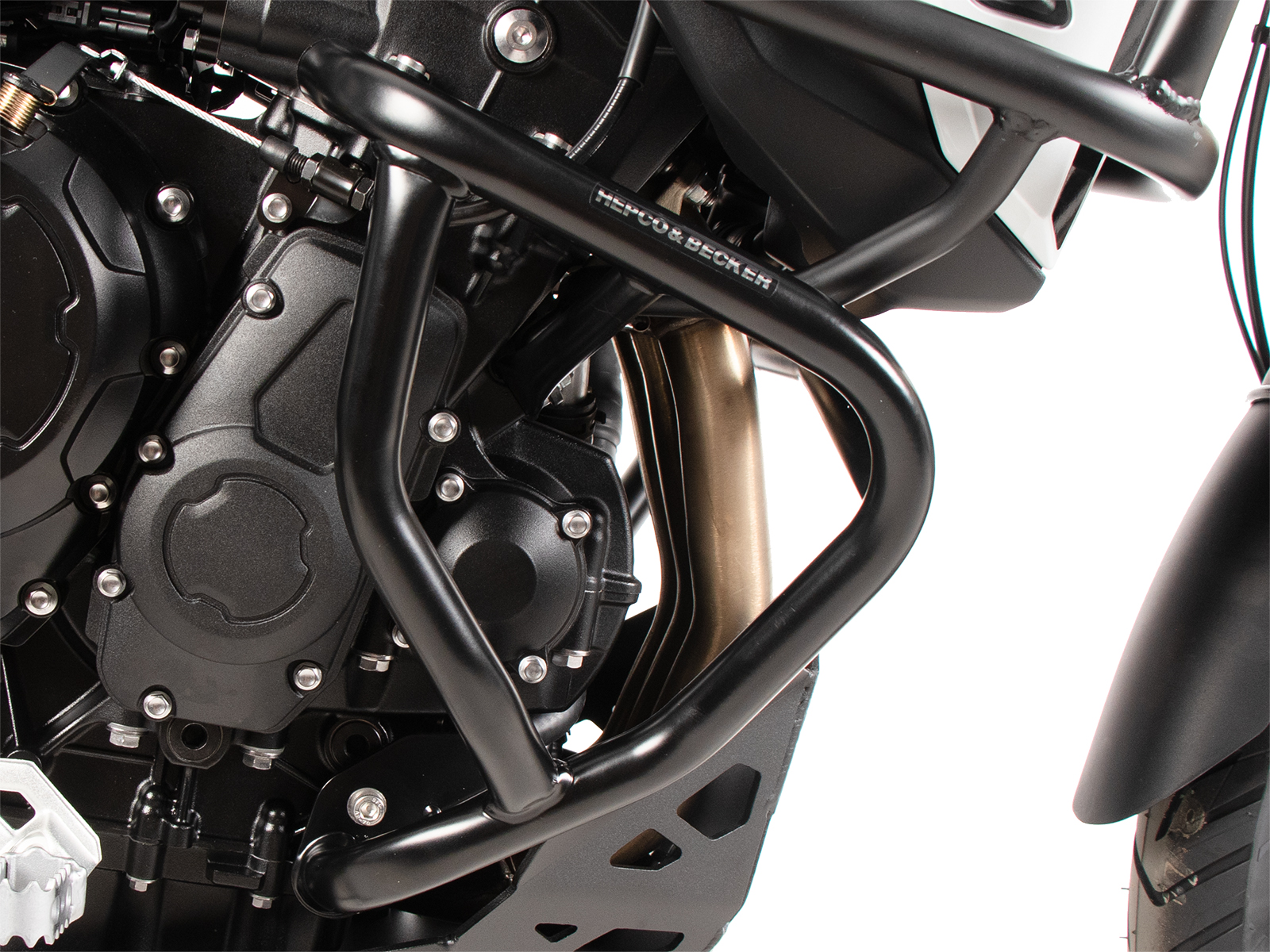 Protezione motore nera per Triumph Tiger 900 GT / Pro (24-) Hepco & Becker