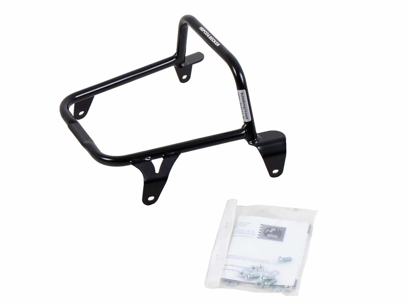 Portapacchi tubolare nero per BMW R 1200 GS Adventure (06-13) Hepco & Becker