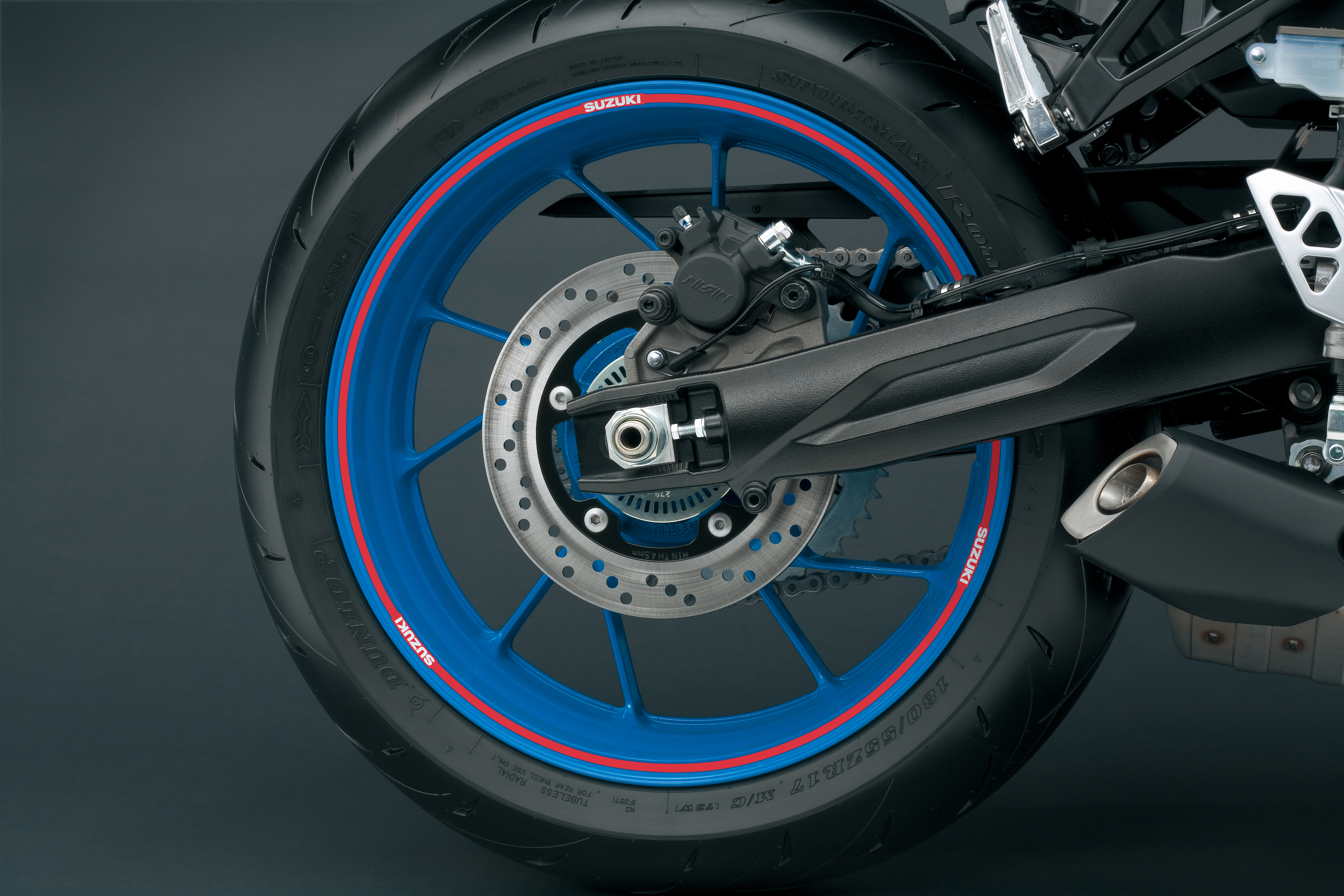 Adesivo per cerchi (rosso) Suzuki GSX-8S 2023- Accessori originali