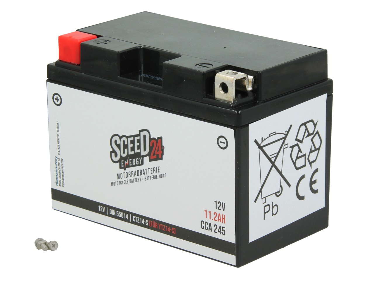 Batteria Sceed24 12 V, 11 A, gel / SLA
