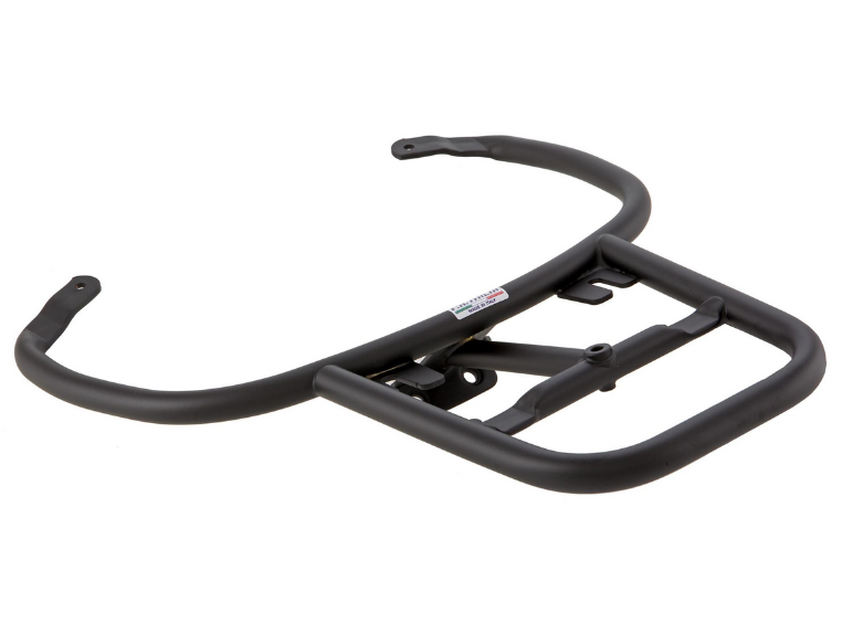 Portapacchi posteriore per Vespa Primavera /Sprint /Elettrica 50-150ccm, nero lucido