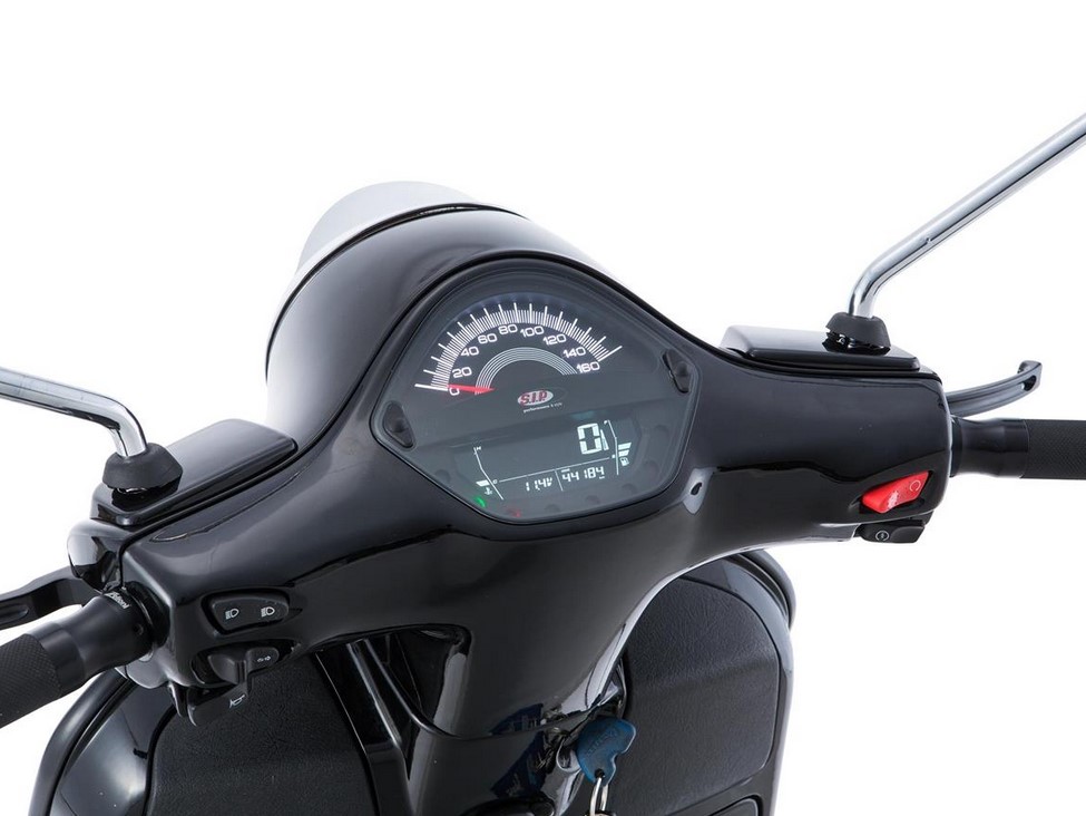 Contagiri / tachimetro per Vespa GTS/GTS Super 125-300cc ('14-'16), nero