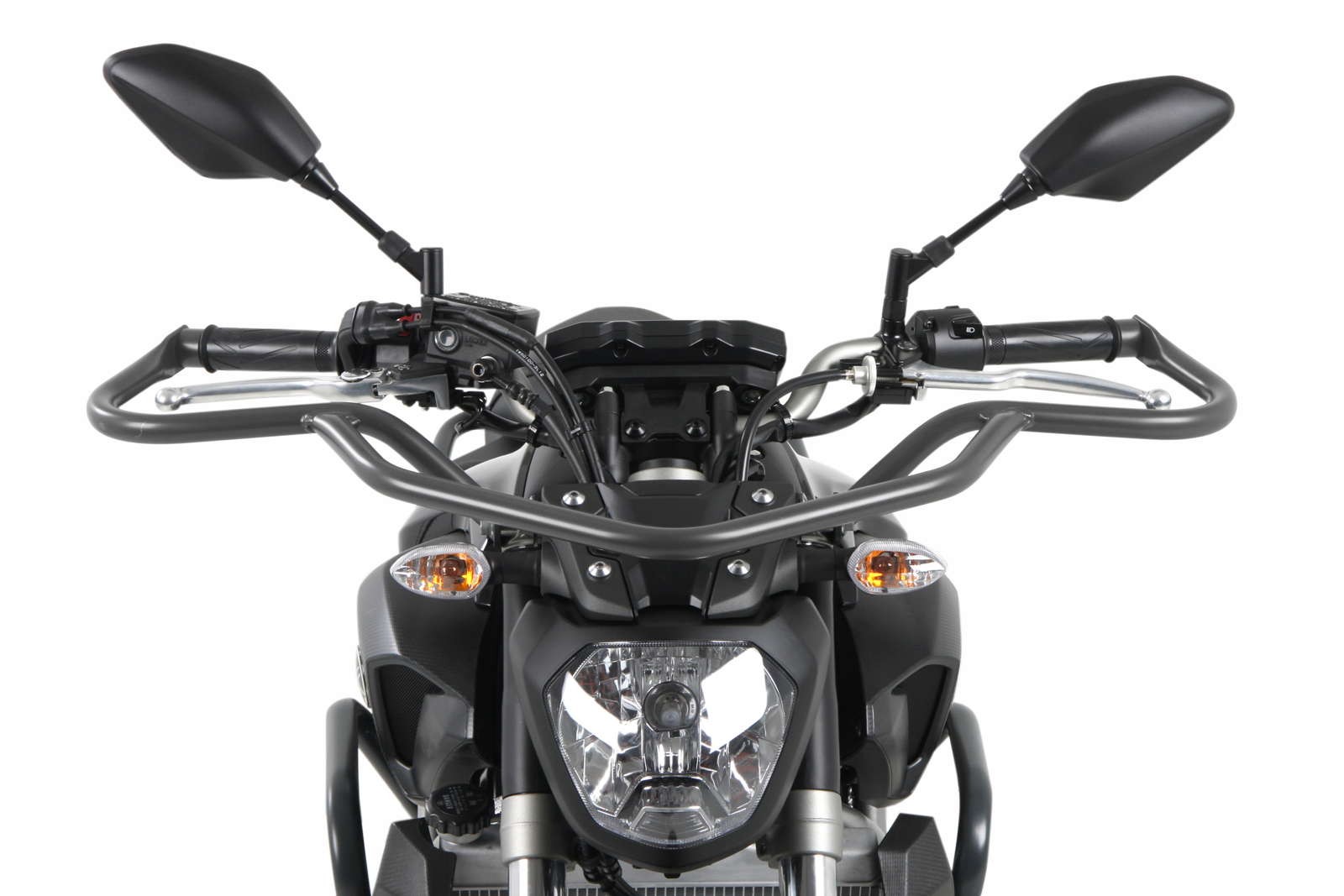 Barra di protezione anteriore antracite per Yamaha MT-07 (Bj.14-17) Hepco & Becker
