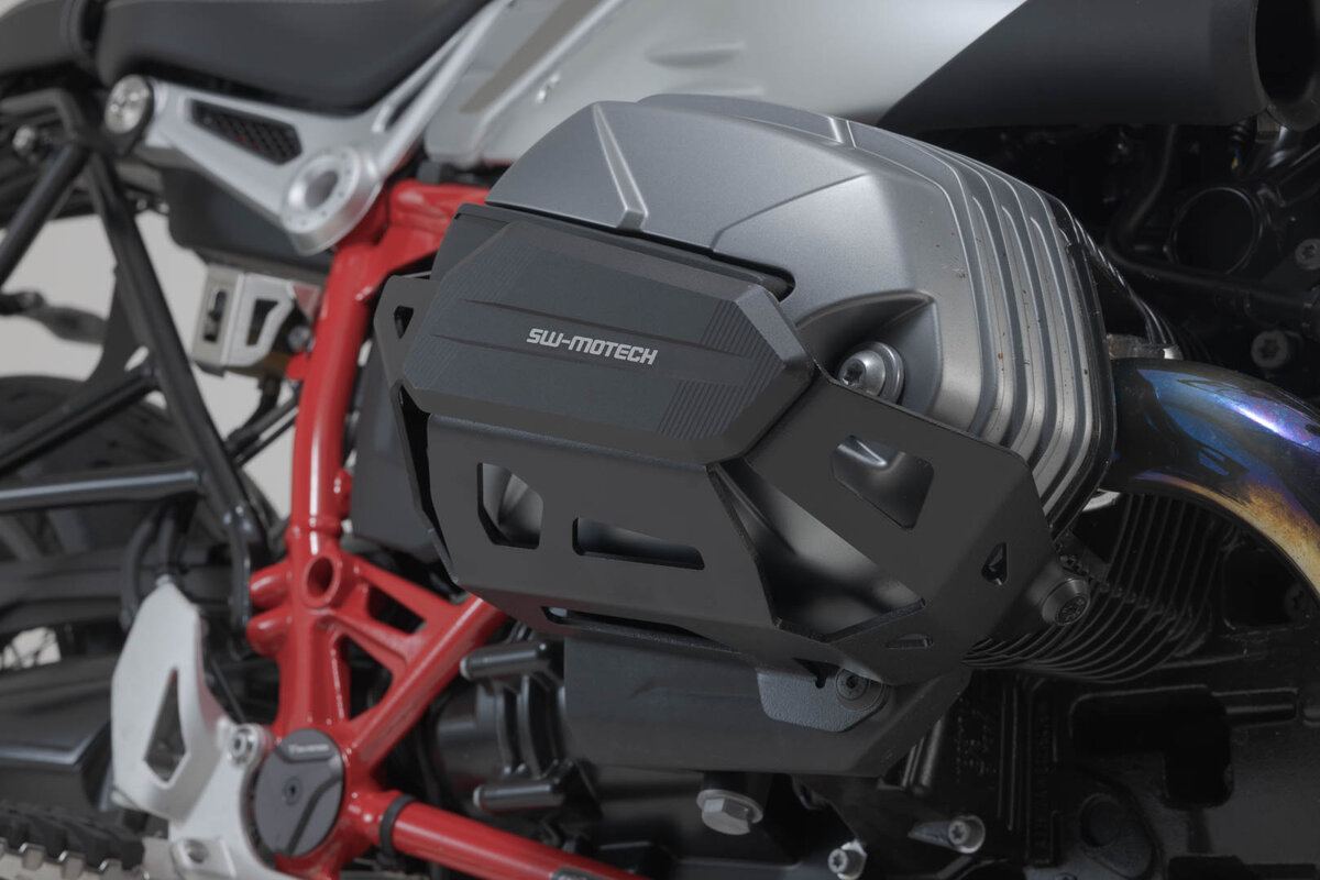 Protezione cilindri SW-Motech nera per BMW R 12 G/S (25-)