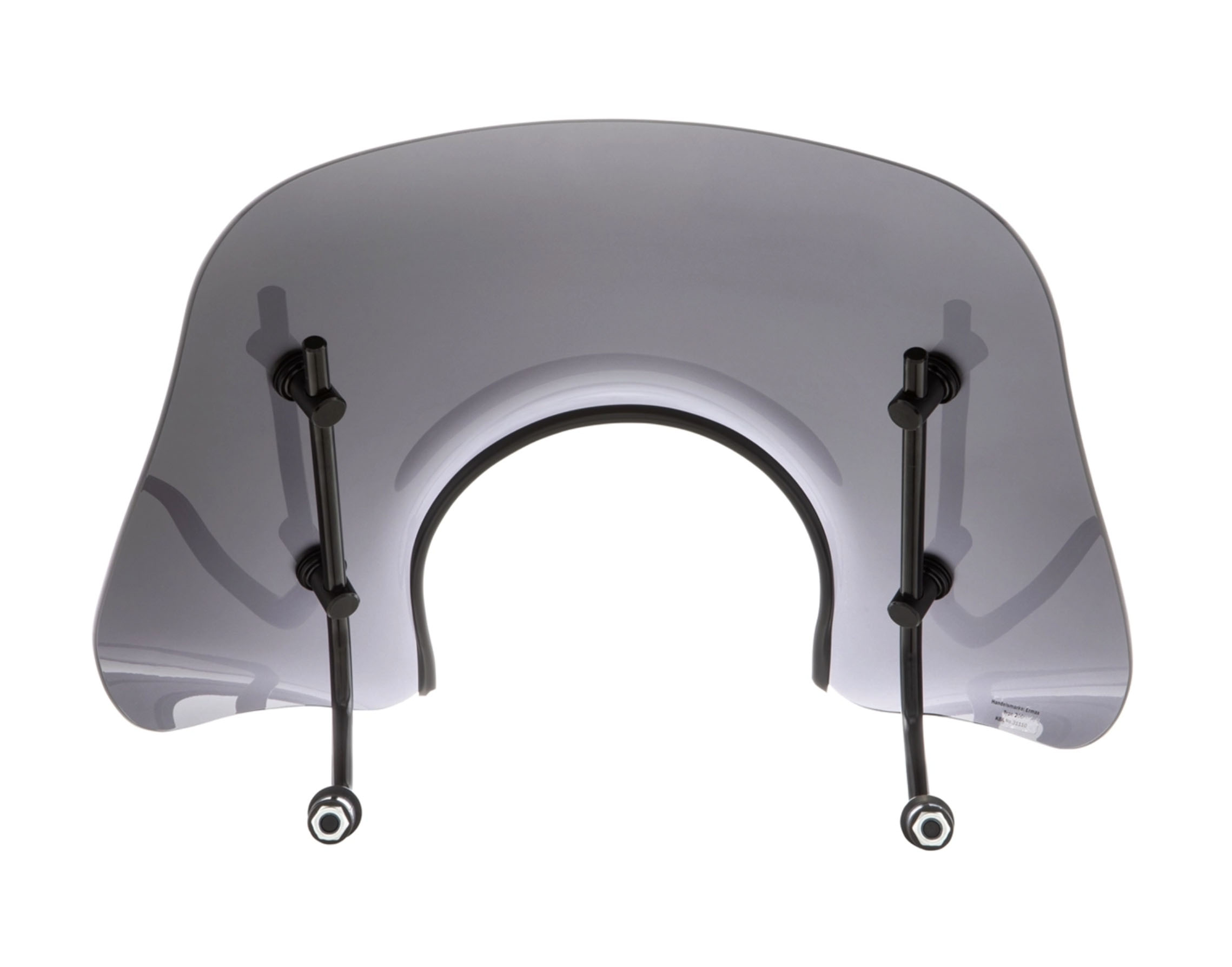 Flyscreen Piccolo per Vespa GTS/GTS Super/GT/GT L 125-300cc, nero opaco
