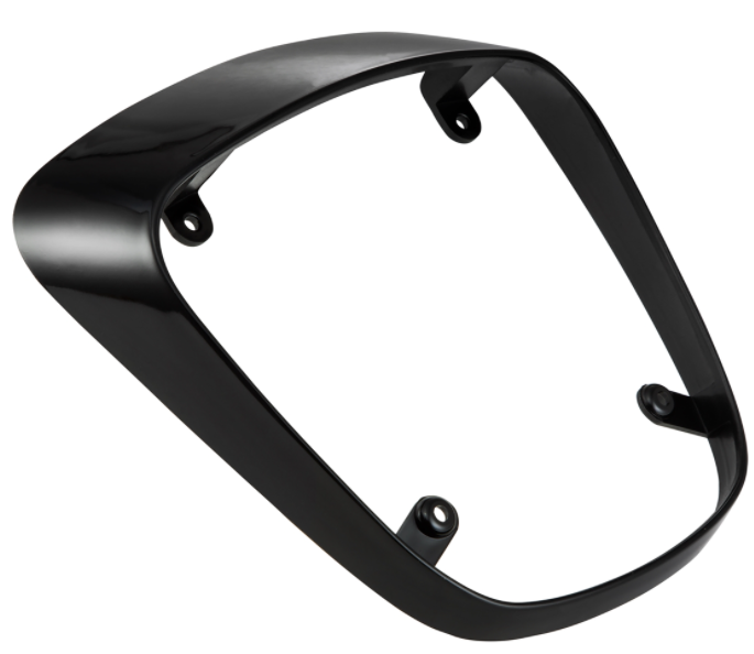 Fanale posteriore per Vespa Primavera/Sprint 50-150cc ('18-), nero lucido