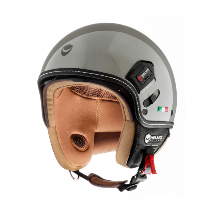 Helmo Milano Demi Jet, Puro Premium, grigio lucido