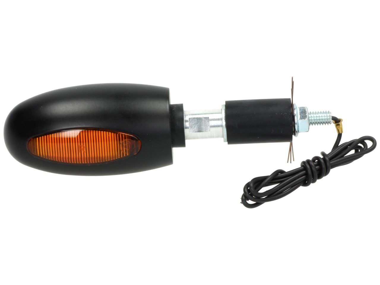 Indicatore Kellermann, BL 1000 giallo, alluminio, alogeno, VR/VL, 12 V, 21 W, nero satinato